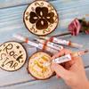Marker DIY Brennstift Marker Doppelspitzig Holzbrandstiftel Marker Pyrographie Marker für DIY-Projekte Holzbrandwerkzeug