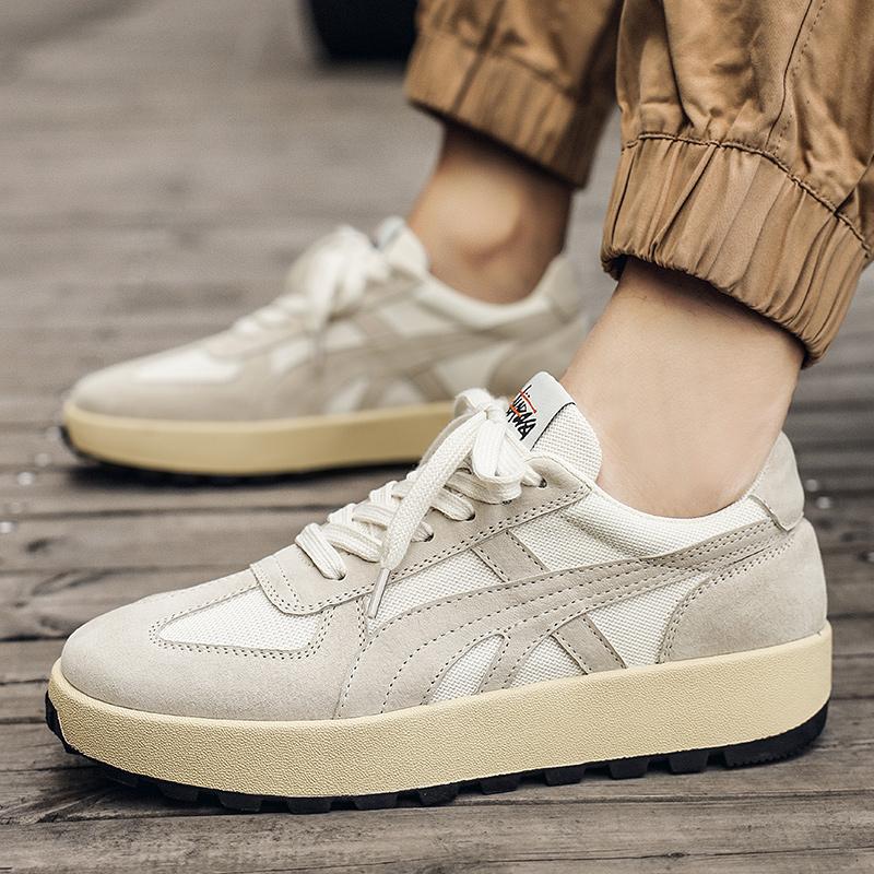 Kožené běžecké boty pro muže ležérní skate boty tenisky-luxusní skateboardové tenisky doprava zdarma