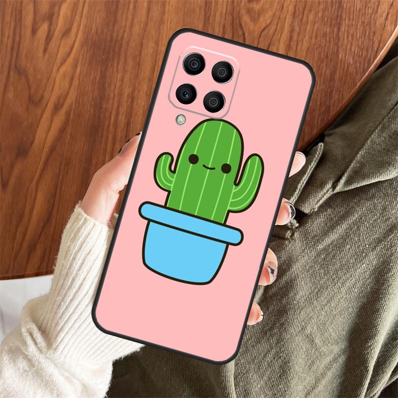 Summer cactus Patterns Case For Samsung Galaxy M11 M21 M31 M35 M12 M13 M14 M15 M16 M36 M56 M53 M32 M52 M55 M34 M54