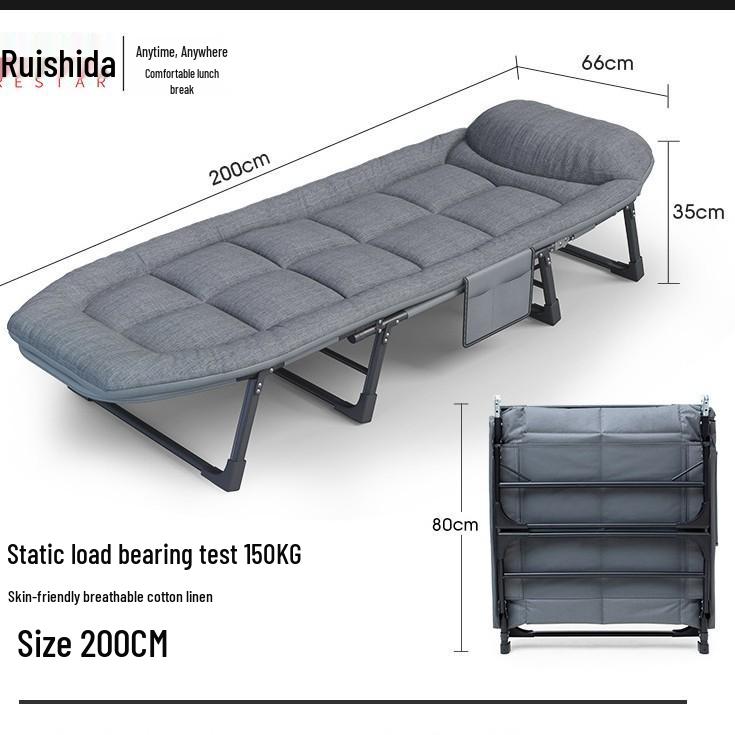 Ruishida Folding Recliner Bed for Office, Home, and Hospital Use