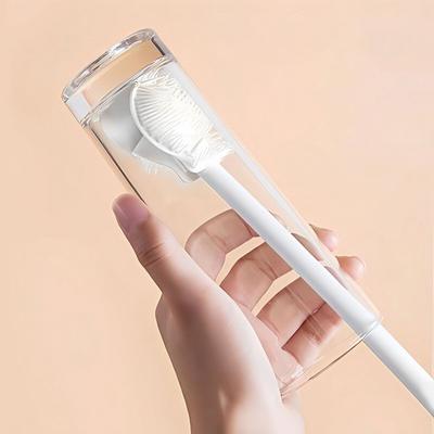 Cup Cleaning Brush Long Handle Bottle Cleaning Silicone Milk Bottle Wineglass Cups Cleaner Household Glass Coffee Mug Tea