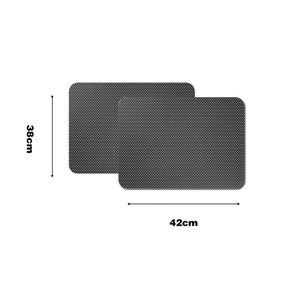 

Car Sunshade Stickers Automobile Window Sunshade Electrostatic Dotted Self-adhesive Waterproof UV-blocker Sunshade Accessories чёрный