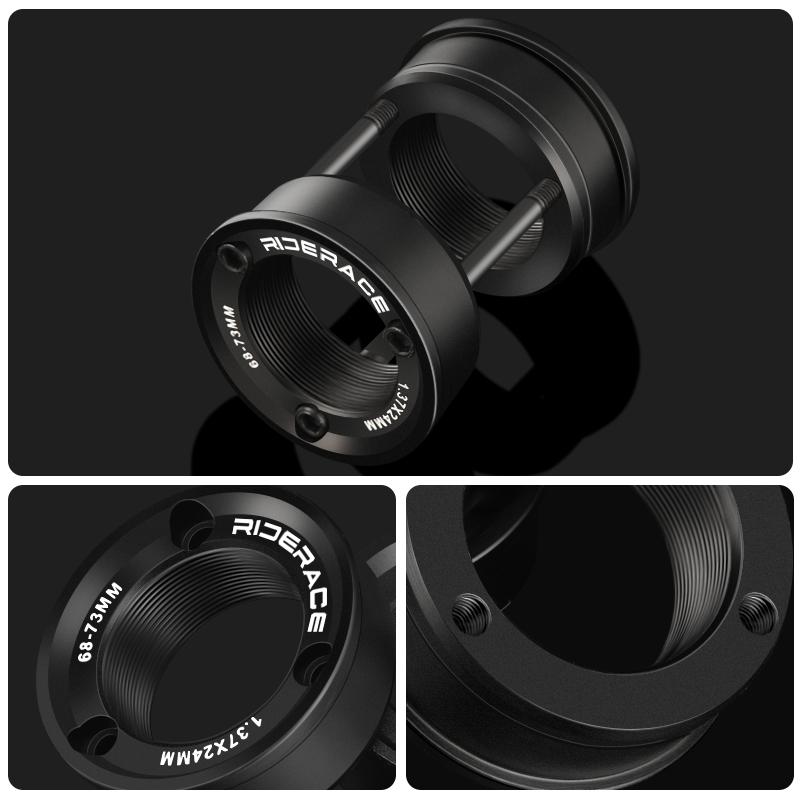 Bike Bottom Bracket Conversion Kit Bicycle Eccentric Bottom Bracket Bb68-73mm Adjustable American To Euro Cycling Crankset Part