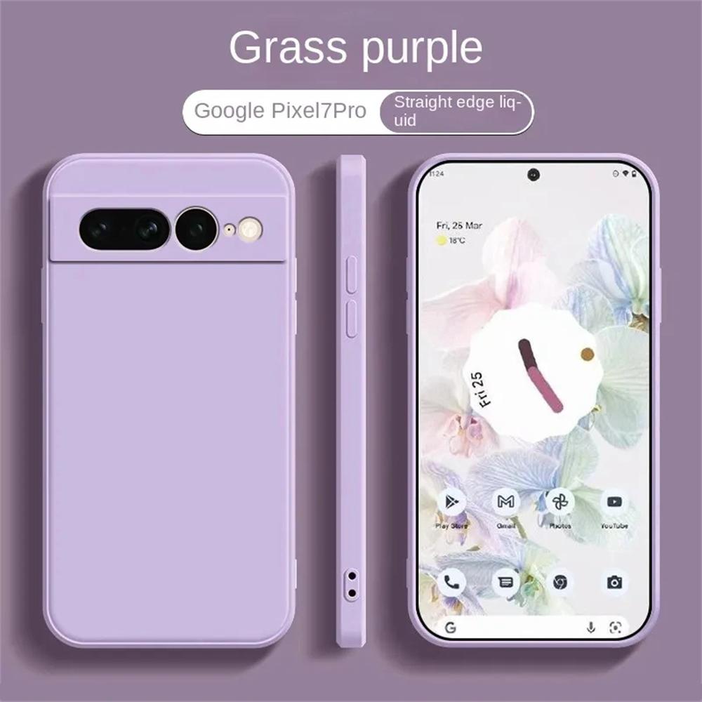 Für Google Pixel 10 9 8 Pro XL 8A 7 7A 6 6A Flüssigsilikon Handyhülle Kabelloses Laden Stoßfest Schutzhülle Rückseite