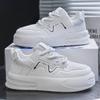 Fashion White Men's Sneakers Street Style Vulcanized Shoes For Men Punk Men's Sneakers Platform Shoes Male Walking Shoes
