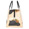 Natto Sushi Katze Lunchtaschen Isoliert Bento Box Wasserdicht Lunch Tote Picknicktaschen Kühltasche Thermotasche für Frau Mädchen Schule