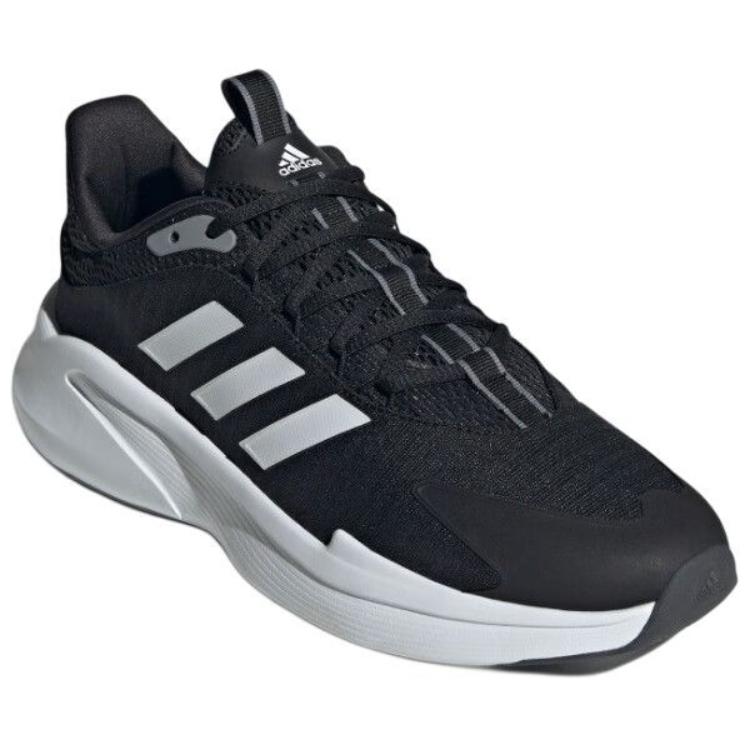 Adidas Alphaedge Comfortable Versatile PU Fabric Non-Slip Wear-Resistant Low-Top Running Shoes Men sneaker Black JP5226
