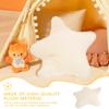 Nuolux Nap Pillow, Fluffy Body Pillow, Cute Star-Shaped, Stylish Girl's PP Cotton, 40x40cm, Lumbar Support, Interior Decor, Living Room, Office,