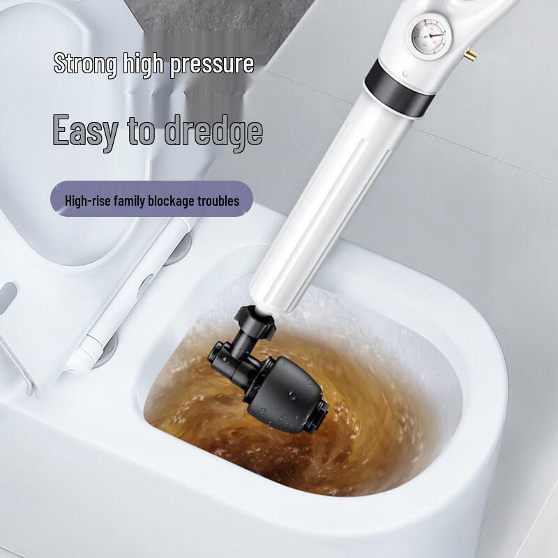 HOUYA High-Pressure Drain Blaster for Toilets & Pipes