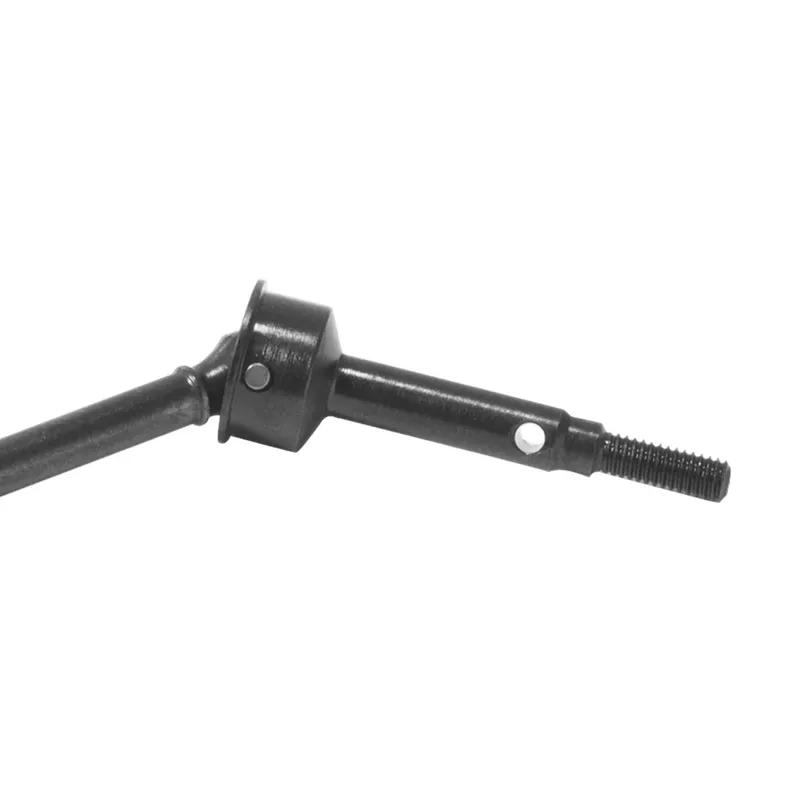 Steel Front Rear Axle Shafts 5mm Extended +2mm Thread Longer Driveshaft for 1/18 RC Crawler Car TRX4M Upgrade Parts