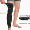 Compression Knee Pads Support Lengthen Stripe Sport Sleeve Arthritis Joint Pain Protector Elastic Kneepad Brace