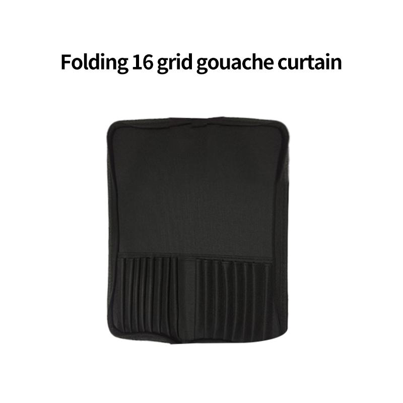 16/24/36/48/72/120 Holes Canvas Roll Pen Curtain Pencil Bag Case Holder Storage Pouch Stationery School Supplies