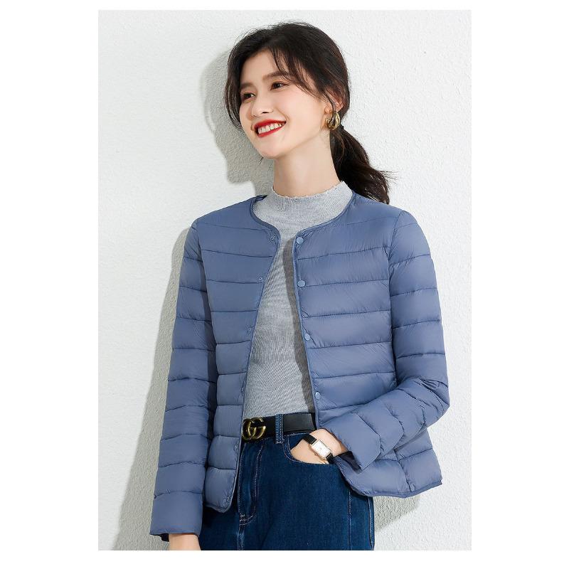 Down Cotton-padded Clothes Women's Short Korean Version Slim and Thin Winter Cotton Clothes Tooling Jacket