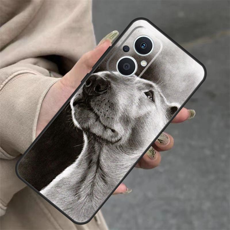 Bullterrier Bull Terrier Dog Case For OPPO Reno 7 8 Lite 10 11 12 13 14 Pro 8T 12F 13F 14F OPPO Find X8 X6 X9 Pro Cover