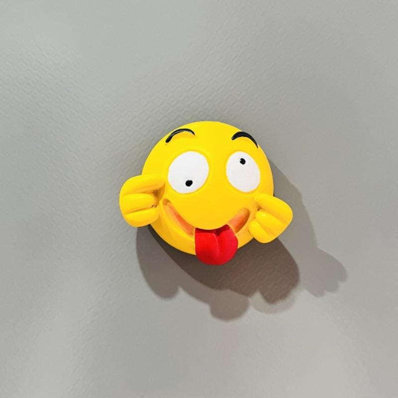 Magnet de Frigider Emojis Inimă 3D - Cadou Drăguț 'Te Iubesc' pentru Cea Mai Bună Prietenă