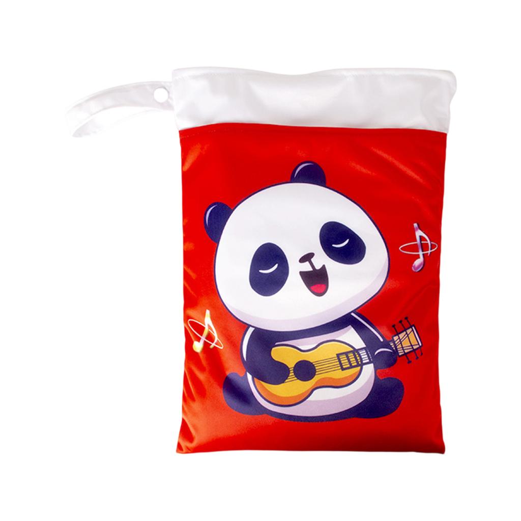 Wet And Dry Dual-use Zipper Storage Bag Cute Storage Clothing Storage Bag