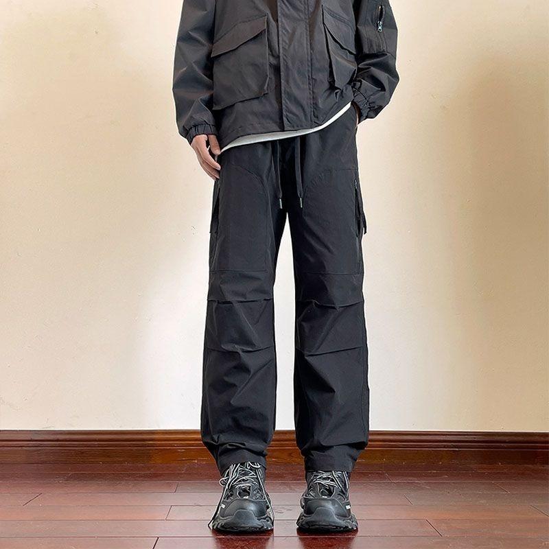 Overalls Men's Autumn New American Trend Brand ins Loose Casual Pants Outdoor Zipper Pockets Functional Charge Pants