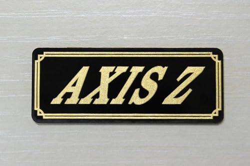 

QE-420-3 AXIS Z Yamaha Axis Z SED7J Exterior Tank Custom Parts Black and Gold Original Sticker