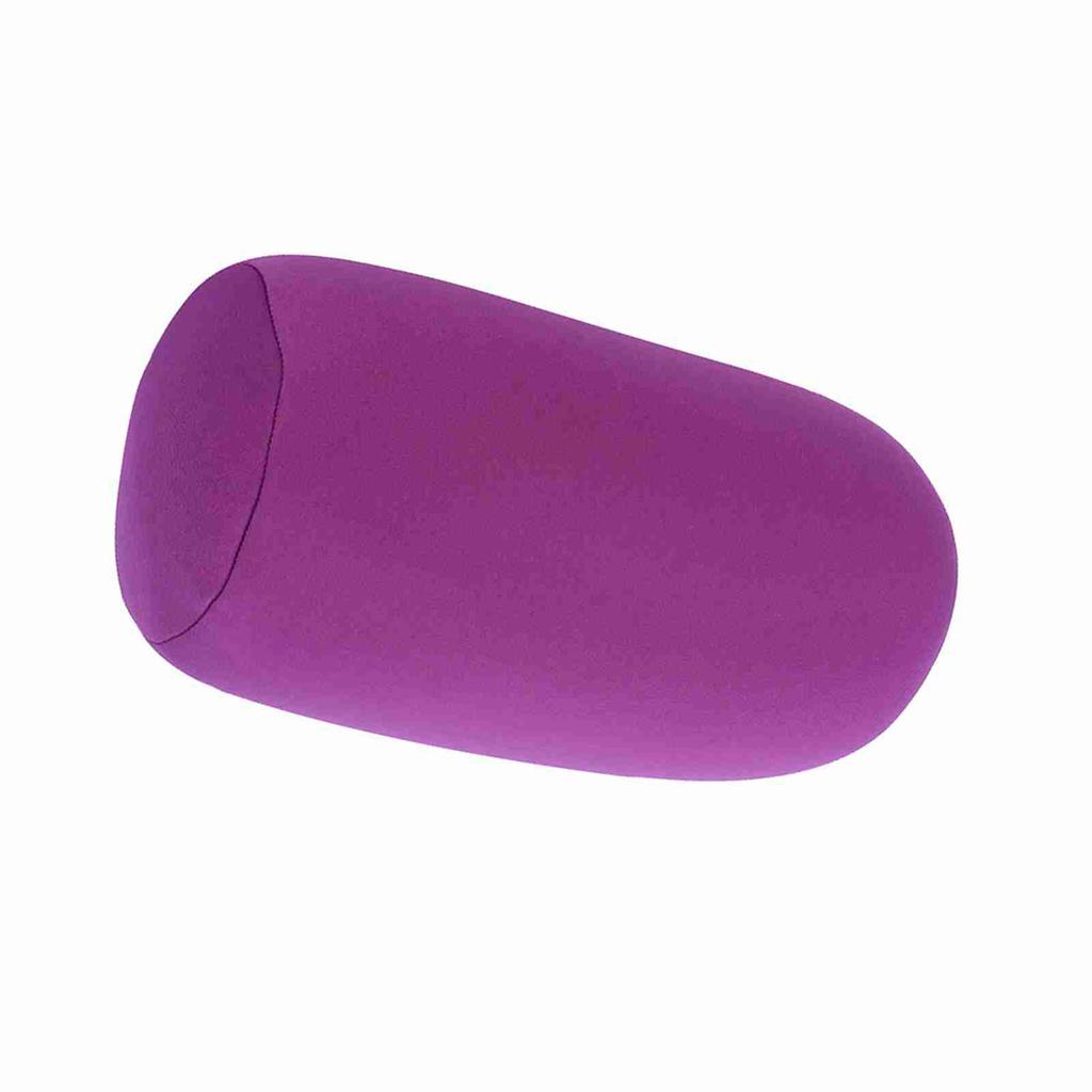 Micro Mini Microbead Back Cushion Roll Throw Pillow Travel Home Sleeping Comfortable Purple