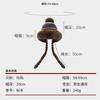Striped Knitted Hat Women's Winter Velvet Thickened Wool Hat Warm Ear Protection Cold Hat Outdoor Riding Cold Hat