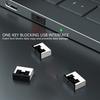 Universal USB Port Lock Keyless Computer Security Device Removable Anti Dust Protector Metal PC Material