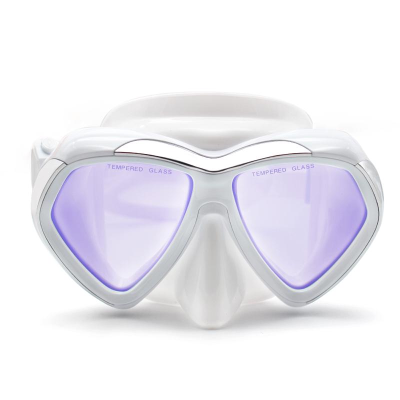 Large-Frame Lens Diving Goggles Underwater Adult Snorkeling Tempered Glass Diving Scuba Swimming Mask
