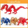 Atemberaubendes Chinesischer Drachengott Tiermodell Spielzeug für Sammler in leuchtender Goldfarbe