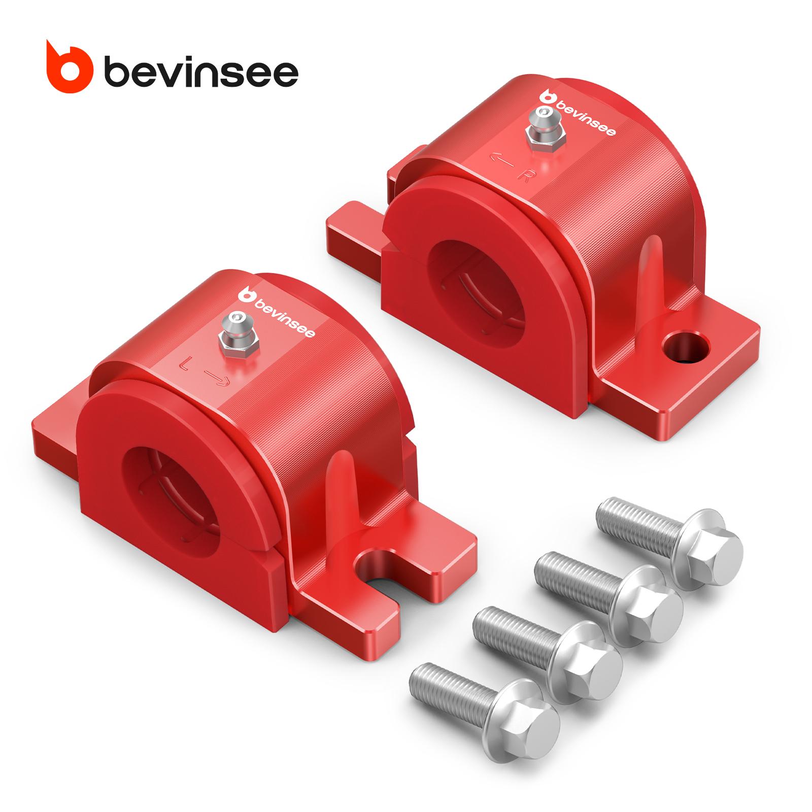 

BEVISNEE 70A Polyurethane Front Suspension Stabilizer Bar Bushings Kit for Toyota 4Runner FJ cruiser 10-24, Replace 48824-60190 червоний