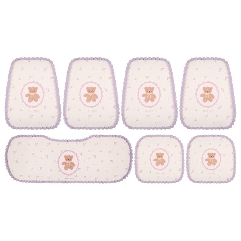 Four Seasons Cartoon Cute Goddess Bear Car Seat Cushion for Toyota Corolla, RAV4, bZ3, and bZ4X
