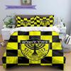 Beitar Jerusalem Pattern Bedding,Quilt Set Quilt Cover Pillowcase Home Birthday Gift(1 * Duvet Cover + 2 * Pillowcase, Without Core)
