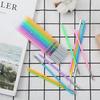 1Set Long Rainbow Cake Candles Birthday Candles Long Thin Candles In Holders for Birthday Wedding Party Cake Decorations