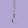 Gothic Neck Jewelry Pendant Necklace Scythe Necklace Adjustable Length Necklace Unisex Jewelry for Party Everyday Wear