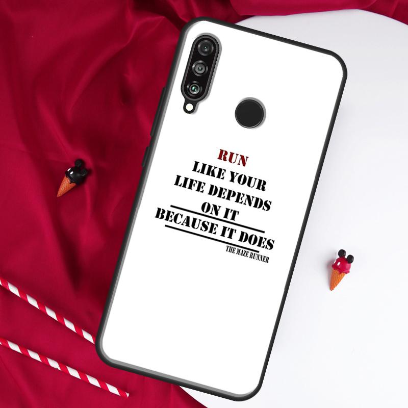 Newt Quotes The Maze Runner For Huawei Nova 10 SE 9 5T 12s 12i 11i Y91 Y90 Y60 Y70 Y72 Y61 P20 P30 P40 Lite P60 Pro Case