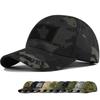 Camouflage Sports Cap Unisex Outdoor Adjustable Baseball Cap Camouflage Men Women Snapback Hat for Cycling Hiking Fishing