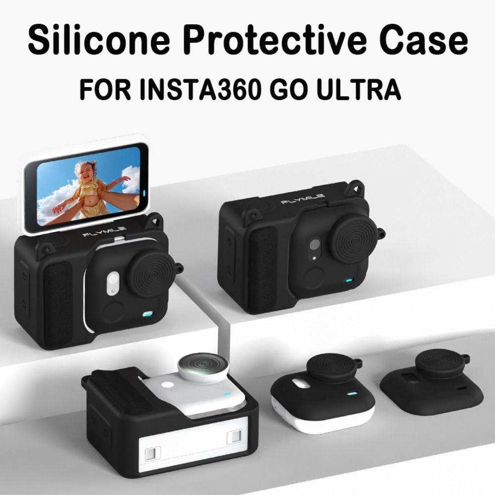 With Anti-lost Rope Camera Protector Lens Cap for Insta360 GO Ultra Action Camera Accessories