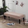 Rhombus Jacquard Bench Case For Bedroom Dining Room Room Elasticized Home Decorative Piano Makeup Chair Cases Anti -Dirty Long Seat Protector