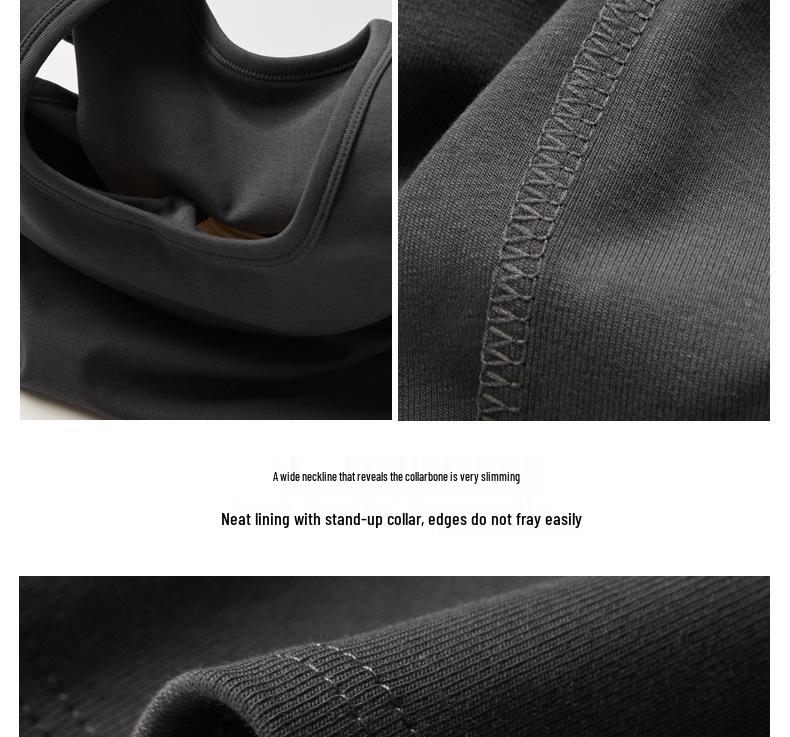 Women's Pure Cotton Camisole Tank Top with Integrated Bra Pads – Anti-Side-Boob Design, Perfect for Spring, Summer, and Autumn.