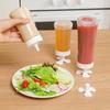 210/350Ml Condiment Squeeze Bottle Inverteable Honey/Ketchup/Jam/Salad Containers Dressing Dispensers Lunchbox Squeezable Jars