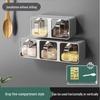 Scatola Portaspezie in Plastica Multiuso da Parete con Cassetto