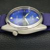 Seiko 5 AUTOMATIC 7019A JAPAN MENS VINTAGE BLUE COLOR DIAL WATCH A701632-5 R206c-a701632
