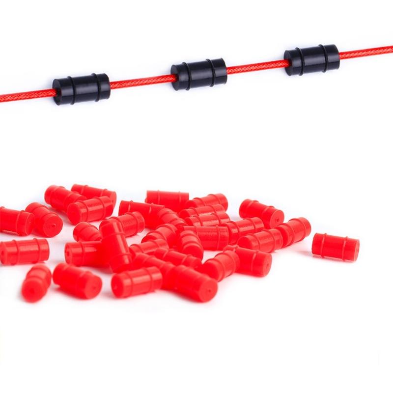 100pcs Silicones Bike Brake Cable Protectors Commuters Bicycles Inner Line Guard Bicycles Accessories