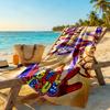 Digital Circus Beach Towel High Absorbency & Quick-Dry Comfortable Lightweight