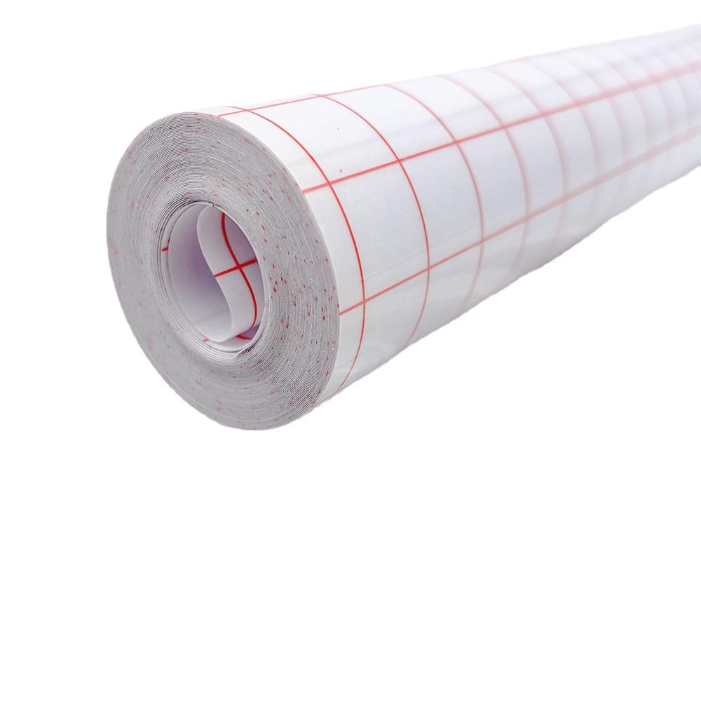 Four-Color Transparent PVC Vinyl Transfer Film with Positioning Grid - Easy To Tear and Transfer