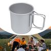 Durability Aluminum Alloys Cup Travelling Hand Brewed Coffees Cup Climbing Cup for Camping Hiking and Picnics
