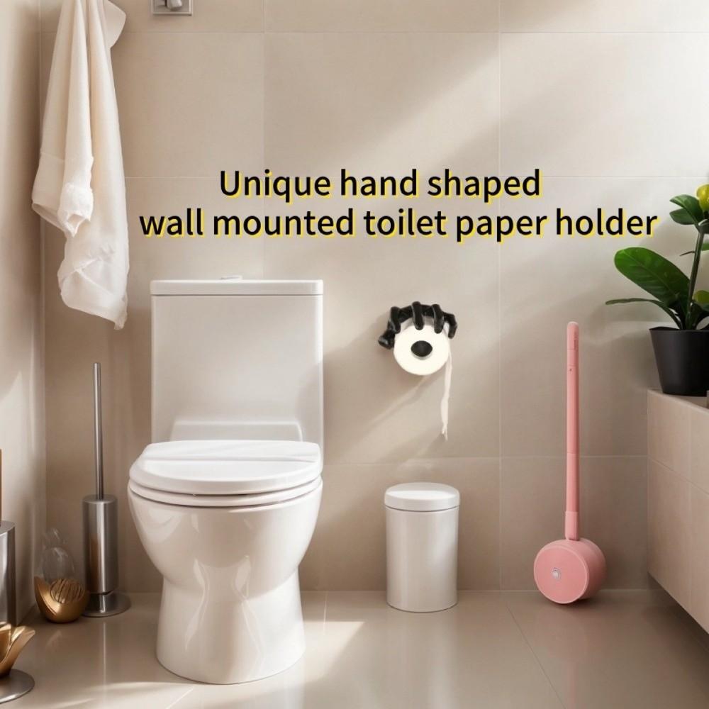 Gothic Style Bathroom Paper Holders Black Witch Hand Tissue Holder  Bathroom