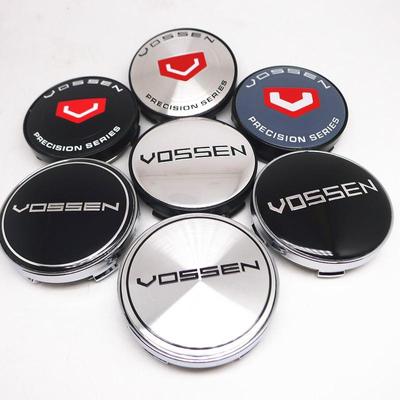 4 stuks 60mm Vossen Wheel Center Hub Cap Auto Velgen Stofkap Wieldoppen 56mm Emblem Auto styling Accessoires