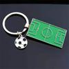 Creative Classic Football Field Keychain Men Sports Leisure Car Key Ring Key Pendant Football Key Chain Bag Pendant Accessories