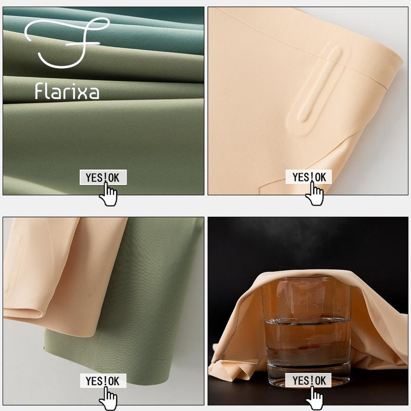 Flarixa 2 i 1 Sikkerhetsshorts under skjørt Sømløse dameshorts Høy midje Magekontroll Truser Is Silke Pustende Bokserbriefs