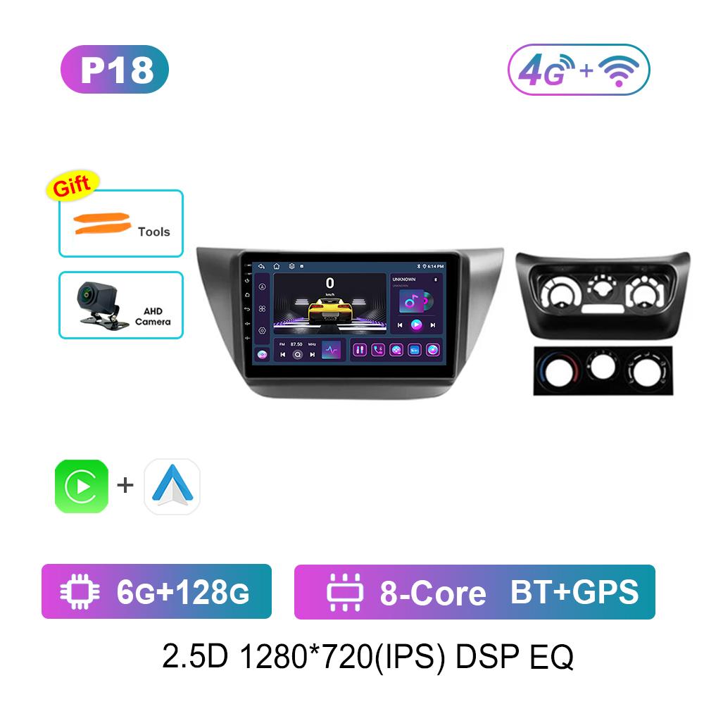 Car Radio Multimedia Player Android System for Mitsubishi Lancer 9 CS 2000 - 2010 DSP Stereo Navigation GPS IPS Touch Screen 4G