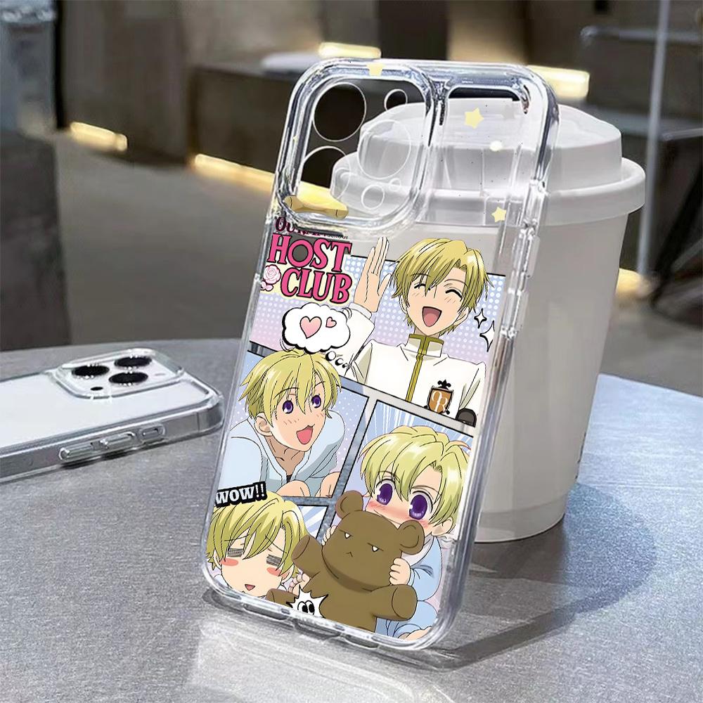 Phone Case For iPhone 17 16 16e 15 14 13 12 11 Mini Pro Max X XR XSMax 7 8 Air Plus Back Cover HOT Ouran High School Host Club